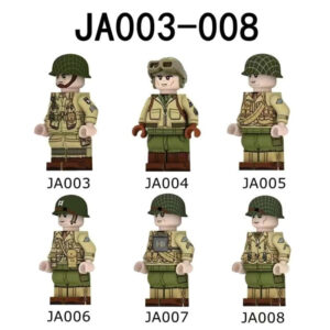 Minfigs JA003-008 Western Front US Army military WW II JA003-008 Compatible LEGO