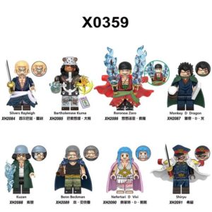 One Piece Monkey·D·Dragon Kuzan Minifigures X0359 One Piece Minifigs XINH Compatible LEGO