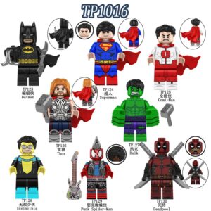 Super hero batmanThor Minifigures TP1016 DC Super hero Minifigs Fit Lego