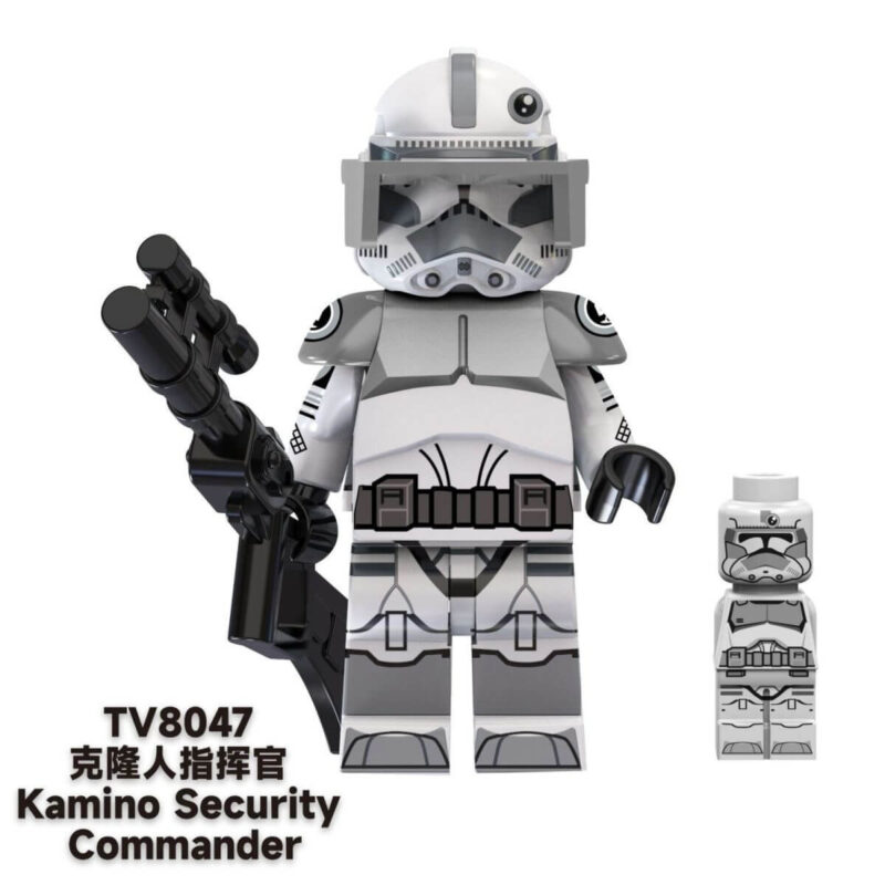 Star Wars Minifigures Kamino Security Commander TV8047 Compatible Lego