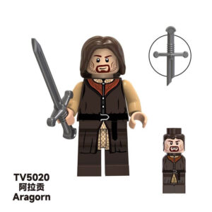 Lord of the Rings Aragon Elrond Minifigures TV5020 Fit Lego