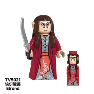 Lord of the Rings Aragon Elrond Minifigures TV5021 Compatible LEGO