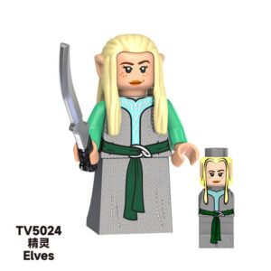 Lord of the Rings Aragon Elrond Minifigures TV5024 Fit Lego