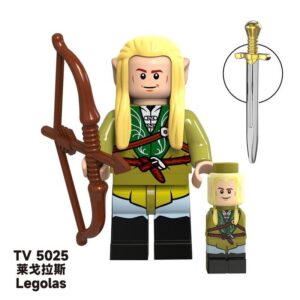 Lord of the Rings Aragon Elrond Minifigures TV5025 Compatible LEGO
