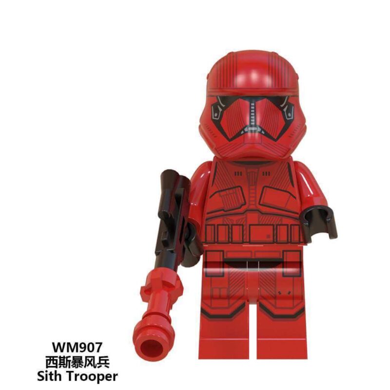 Star Wars Sith Trooper Minifigures WM907 STAR WARS Minfigs WM BLOCKS Fit Lego