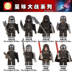 Star Wars Starkiller Minifigures WM6089 STAR WARS Minfigs WM BLOCKS Fit Lego